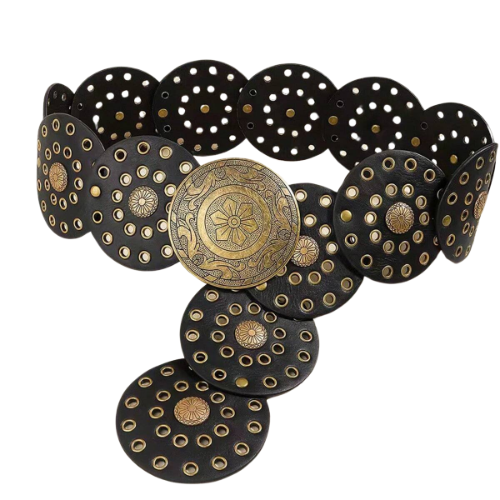 Cinto Fashion Retrô com Detalhes Decorativos – DermeBela