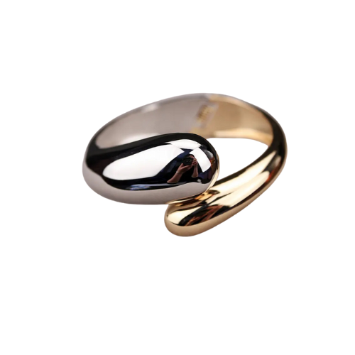 Bracelete Elegance Prata e dourado - DERMEBELA