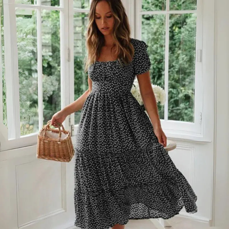 Vestido Sofia Vintage Estampados - DermeBela