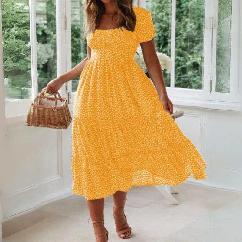 Vestido Sofia Vintage Estampados - DermeBela