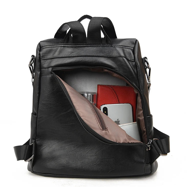 Mochila Clássica com Proteção Anti-Roubo - DermeBela