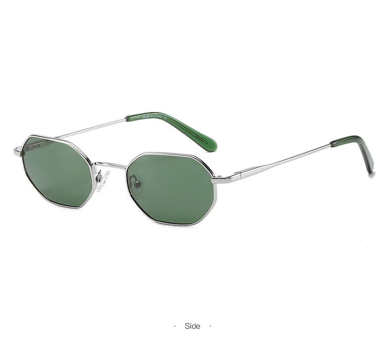 Óculos de Sol Feminino Retro Poligonal Polarizado - DermeBela