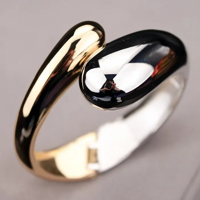 Bracelete Elegance Prata e dourado - DERMEBELA