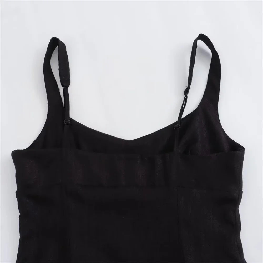 Vestido Aura Leve com Fenda Lateral e Zíper - DermeBela