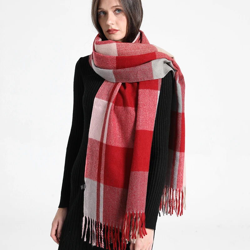 Cachecol Xadrez Inverno - DermeBela
