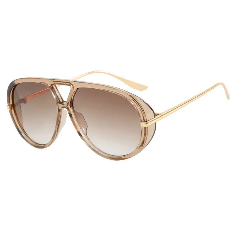 Óculos de Sol Feminino Diva Oversized - DermeBela