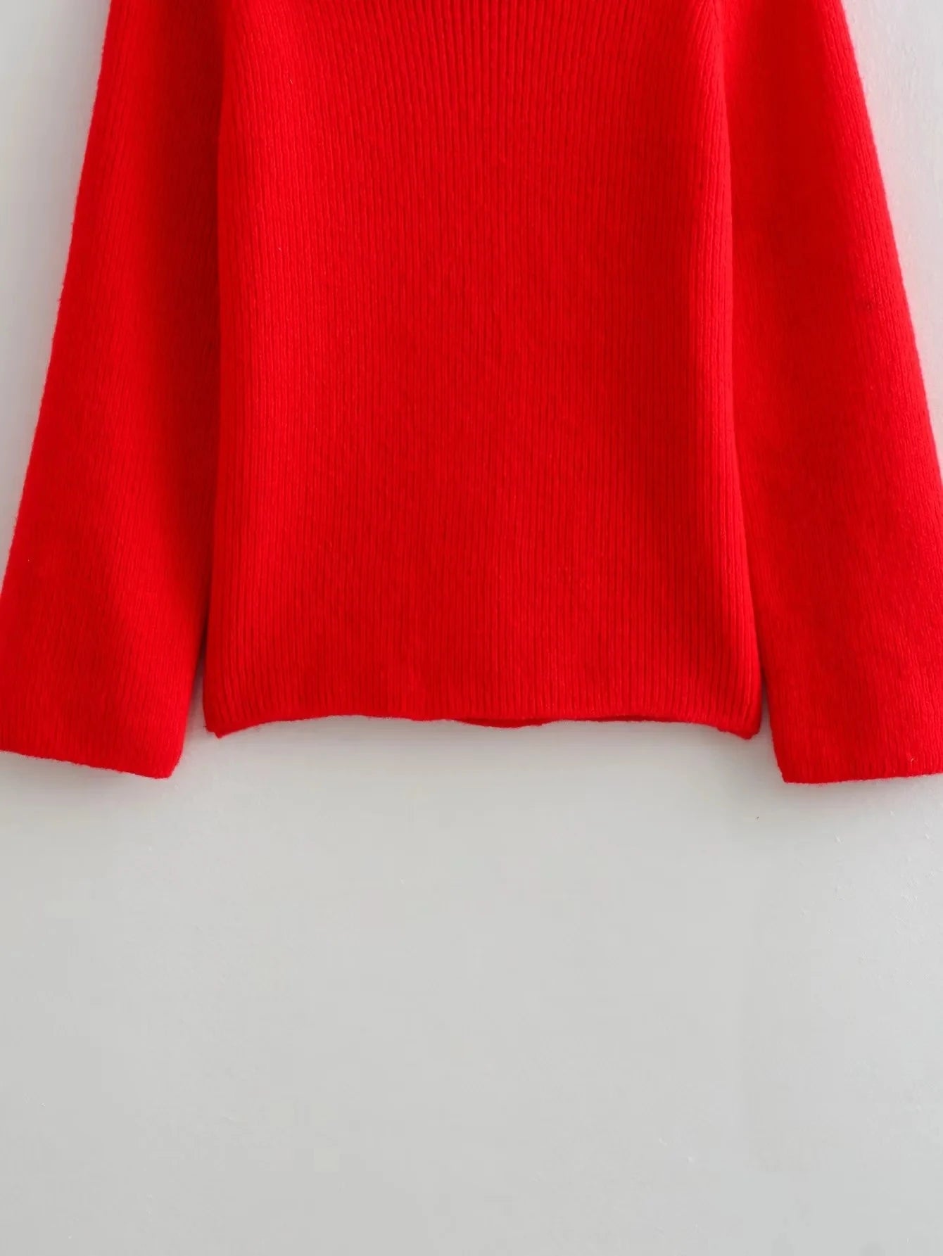 Suéter Feminino Elegância Ombro solto com Manga Longa - DermeBela