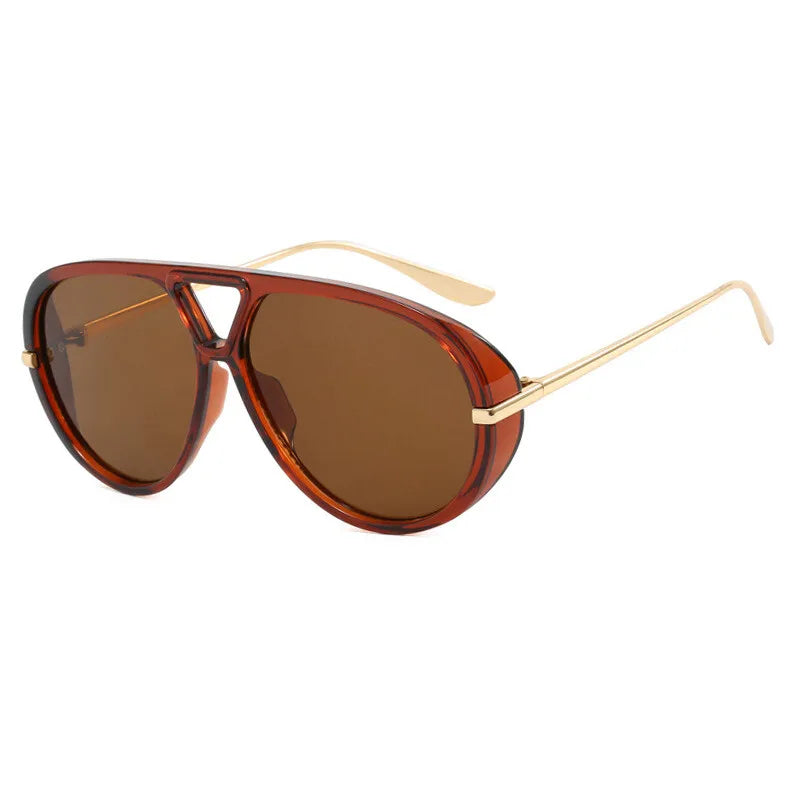 Óculos de Sol Feminino Diva Oversized - DermeBela