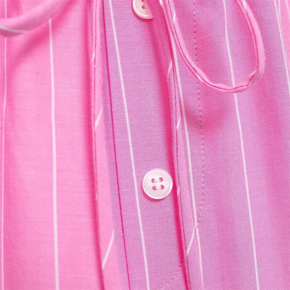 Conjunto Pink - Camisa Recortada e Calça com Cordão ajustavél - DermeBela