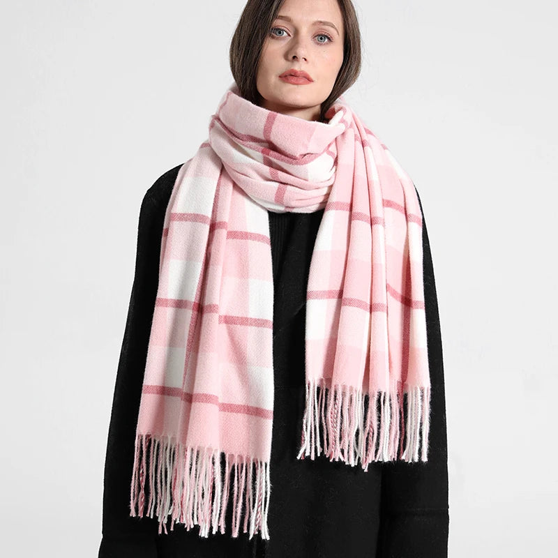 Cachecol Xadrez Inverno - DermeBela