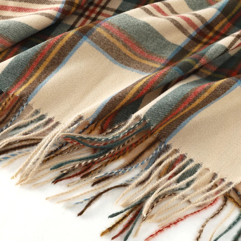 Cachecol Xadrez Inverno - DermeBela