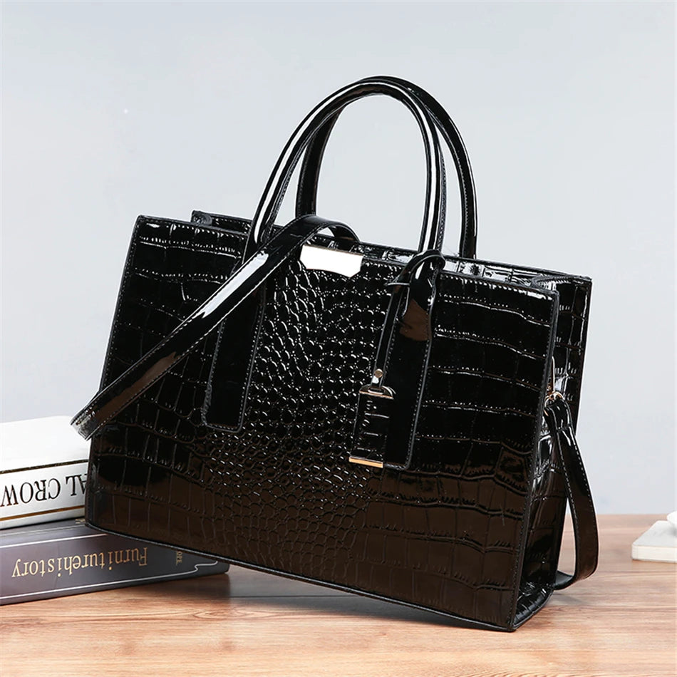 Bolsa Glamour Croc - DermeBela