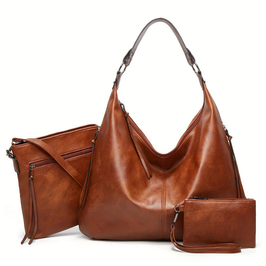 Conjunto de Bolsas Europeu Crossbody e Ombro - DermeBela