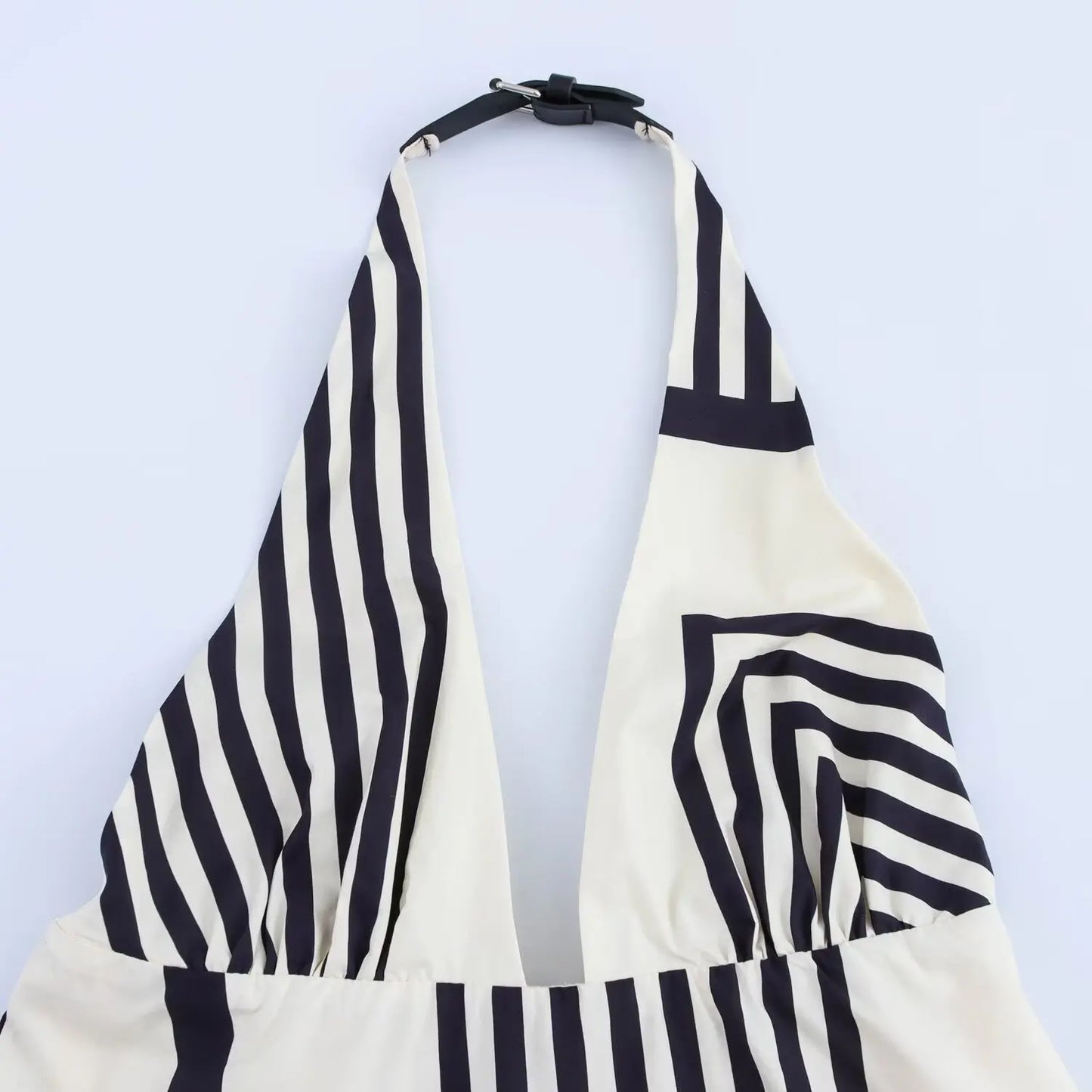 Vestido Midi Vintage Sem Costas com Fecho Lateral - DermeBela