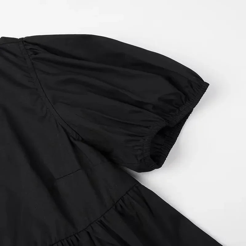 Blusa Feminina com Mangas Fluidas e Laço Romântico - DermeBela