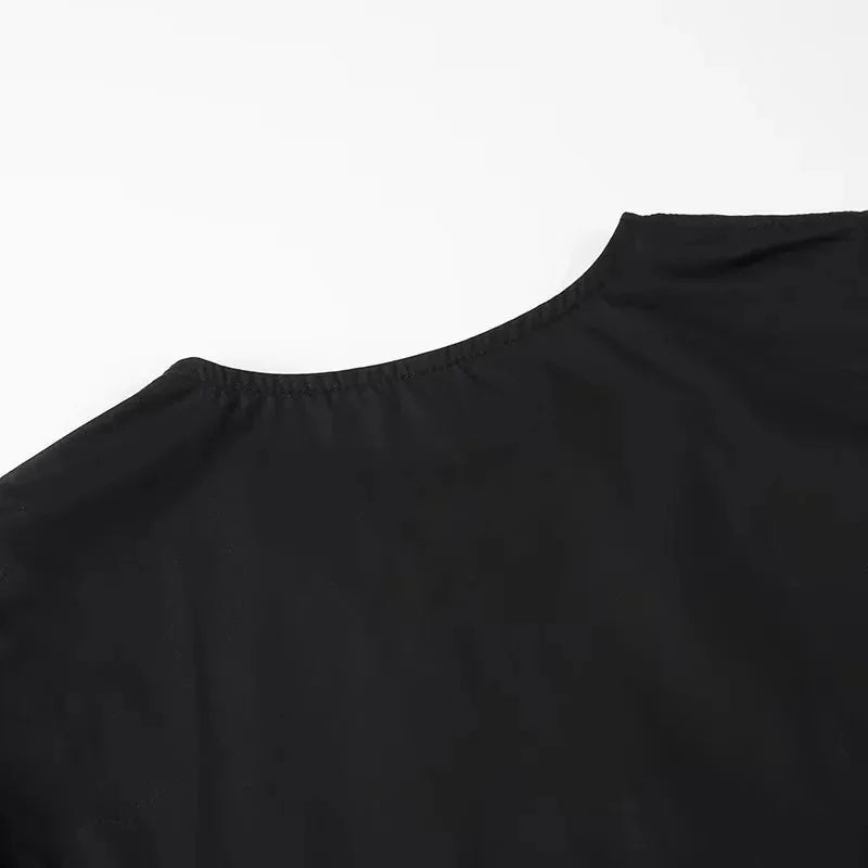 Blusa Feminina com Mangas Fluidas e Laço Romântico - DermeBela