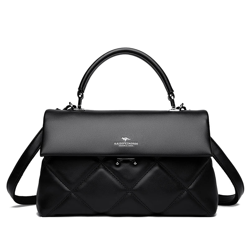 Bolsa Soft Luxe em Couro Macio – DermeBela