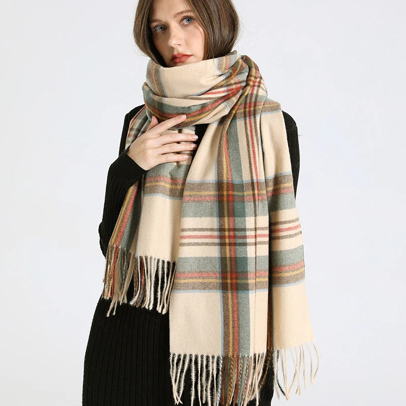 Cachecol Xadrez Inverno - DermeBela