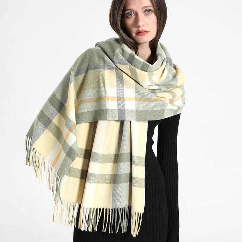 Cachecol Xadrez Inverno - DermeBela